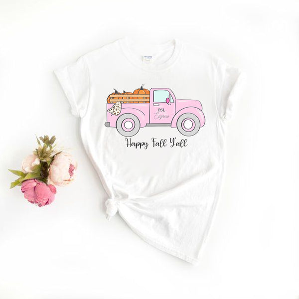 Fall PSL Pink Truck Shirt